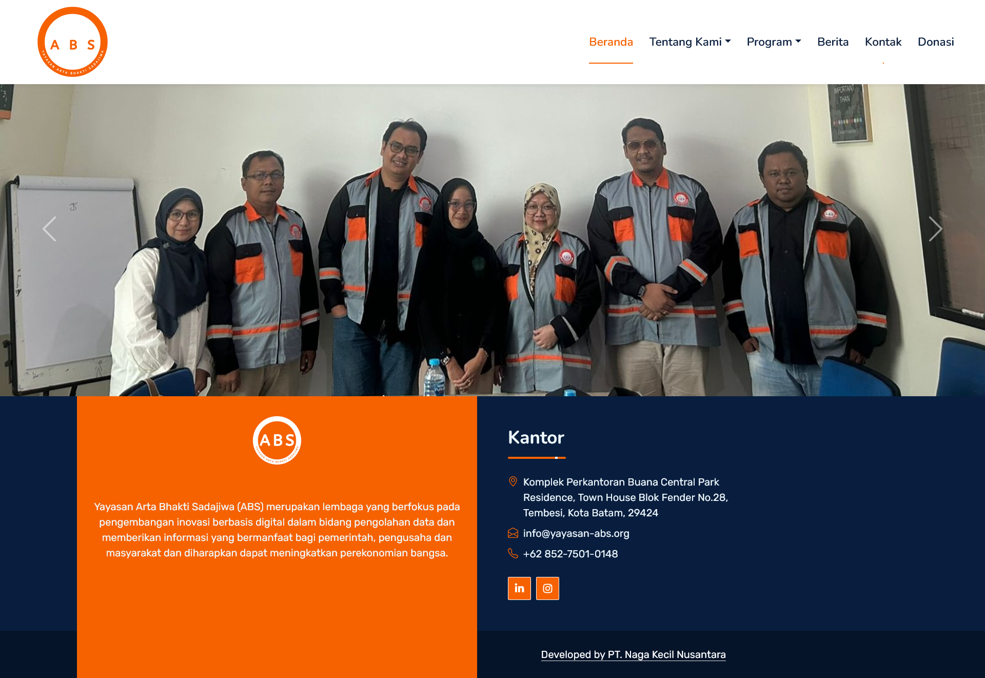 Website Yayasan ABS